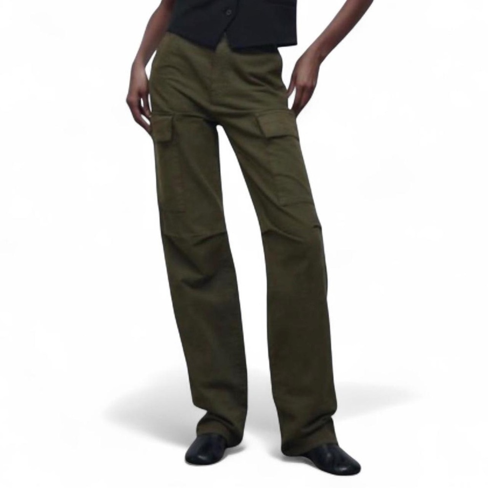 ZARA | High Rise Cargo Pants - NWT